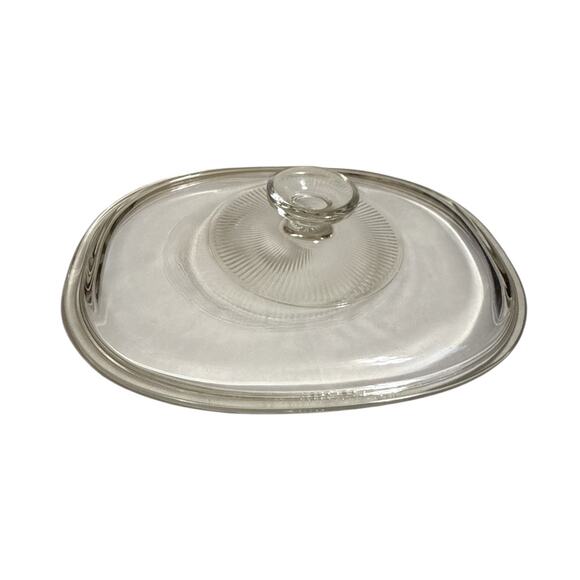 Pyrex Glass Lid Oval Replacement F12C for Corning Ware 1.5 Qt Casserole Dish - Picture 1 of 2